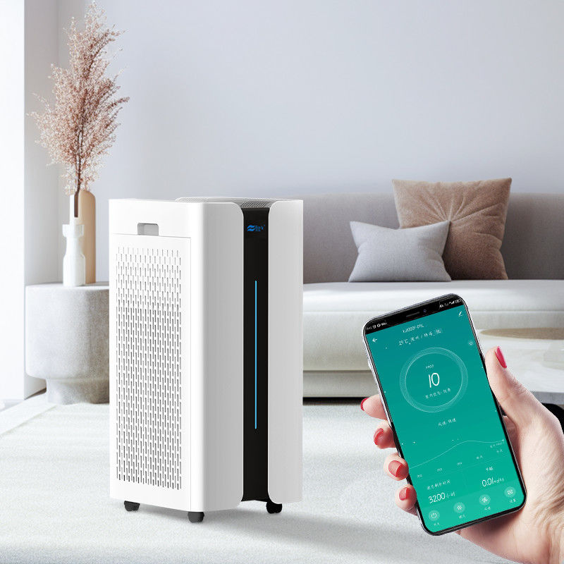 Porcellana 1029 M3/H Purificatore d'aria domestico Rimozione della polvere Controllo WIFI con UV fabbrica